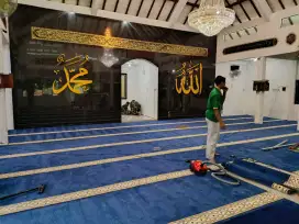 PROMO TERBATAS! KARPET MASJID BENANG PLATINUM HALUS DISKON JASA PASANG