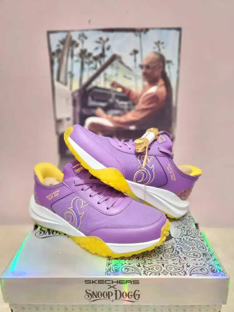 Sepatu Skechers x Snoop Dog Purple