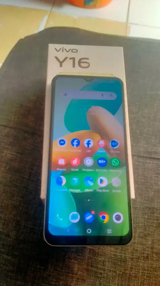 Vivo y16 ram 3/32gb lengkap.