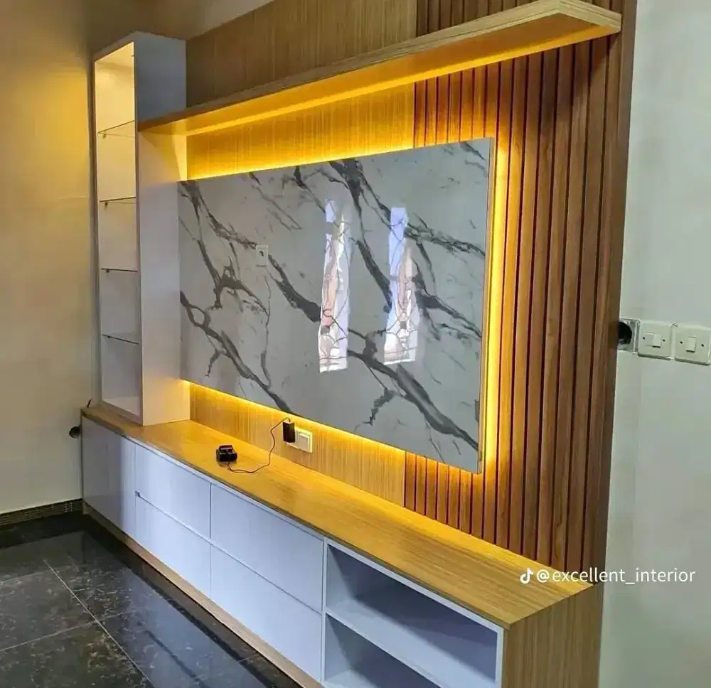 panel dinding terpasang