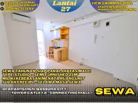Pindah Sekarang! Sewa Studio Semi Furnished KitchenSet Di Bassura City