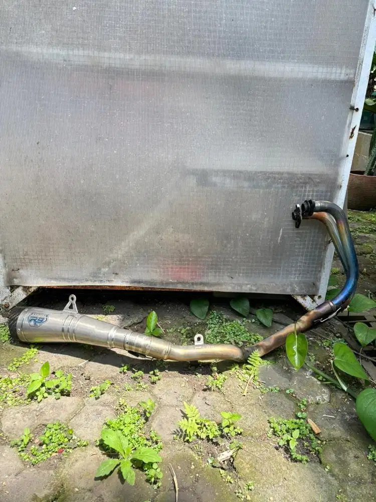 Knalpot R9 H2 Titanium Ninja 250 Fi Old