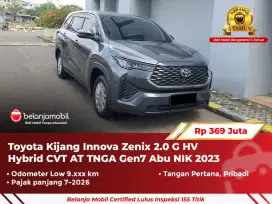 [ LOW KM 9RB ] Toyota Kijang Innova Zenix 2.0 G Hybrid AT 2023 2024