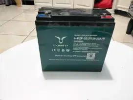 Batrei Motor listrik keadaan drop 12volt 20Ah