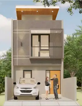 Rumah Dijual Kavling DKI Meruya Lingkungan Tenang Nyaman - LT 125m2