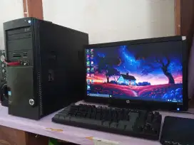 Pc HP intel core i5 + ram 8gb + monitor 19inch