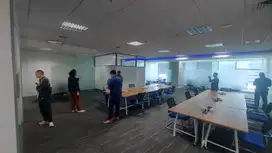 SEWA KANTOR DI JAKARTA SELATAN KUNINGAN 191M2 PARTISI 350K NEGO