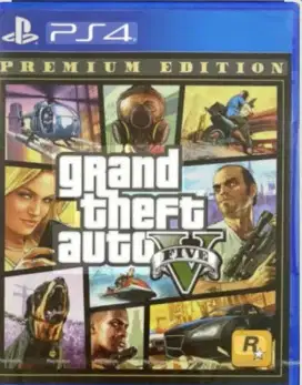 BD Kaset Game PS4 GTA V Premium Edition Mulus.