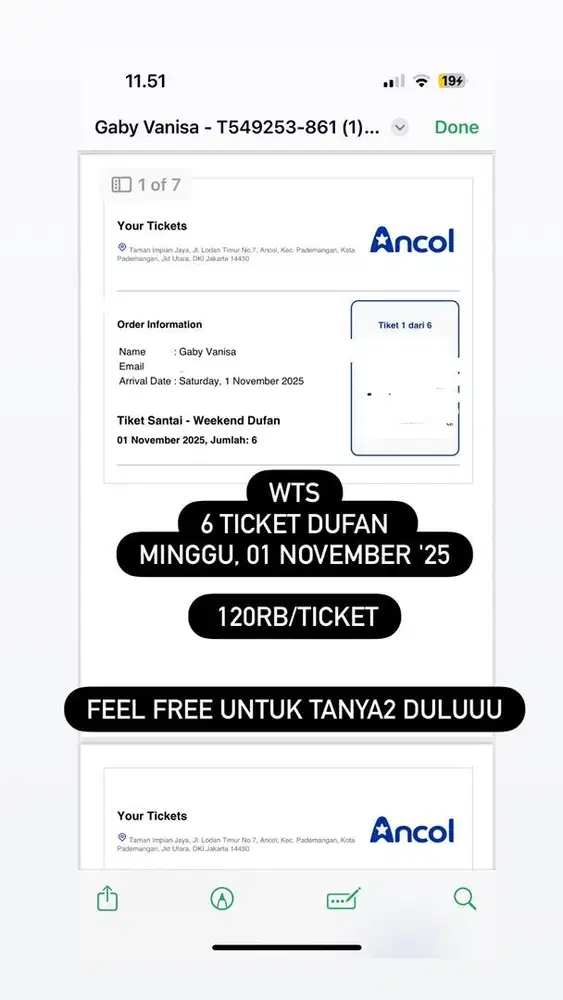 Tiket Dufan Weekend