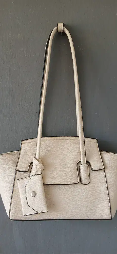 HandBag warna Broken White