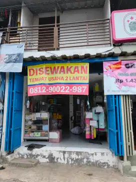 Disewakan kios usaha dan tempat tinggal (SISA 1) sangat strategis