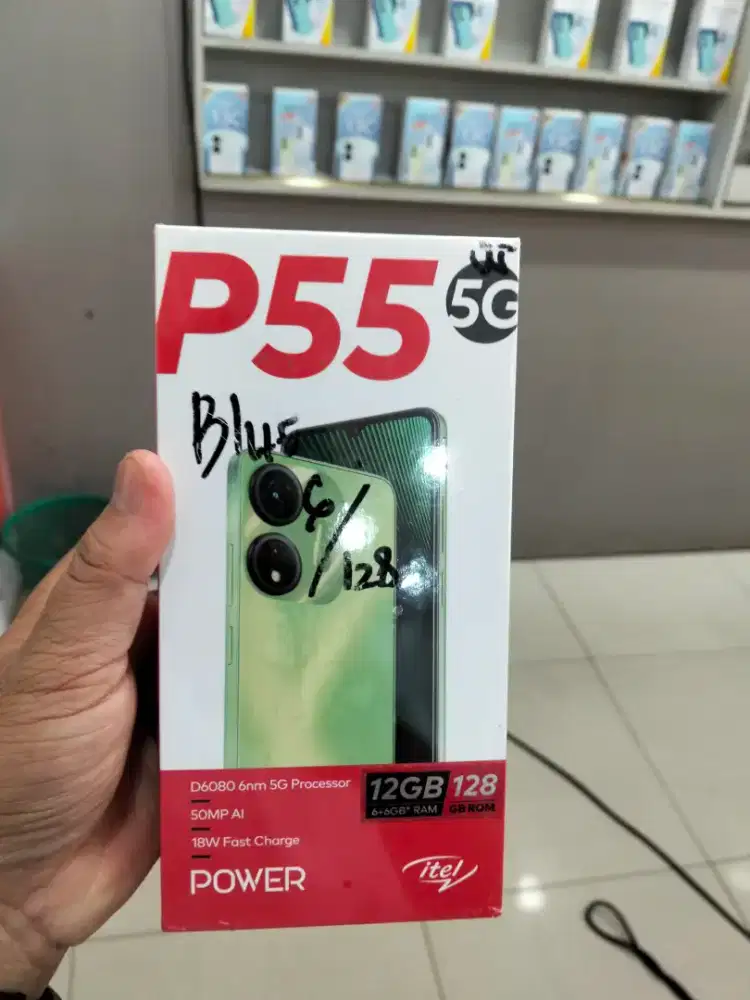 PROMO ITEL P55 5G 6+6/128 1 JUTA AN