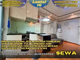 Disewakan Unit Tercantik 2BR Full Furnished Samping Mall Bassura City