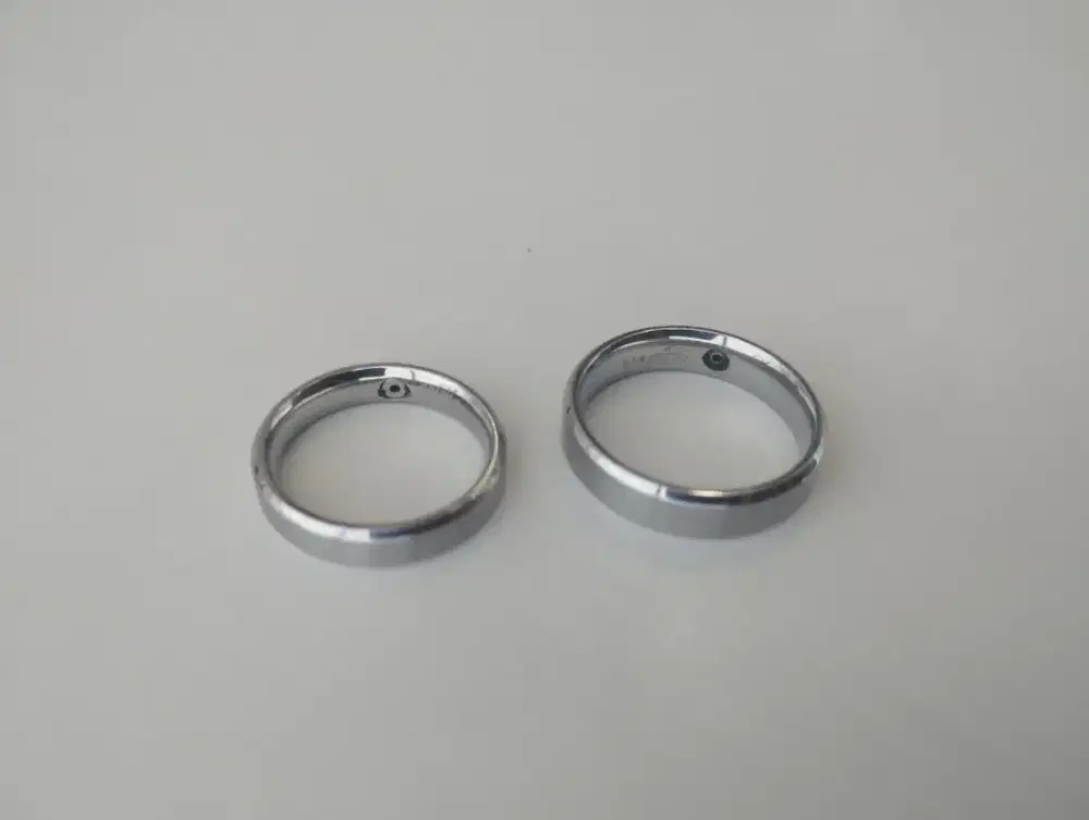 Cincin surgical stell sepasang, bagus tidak rusak