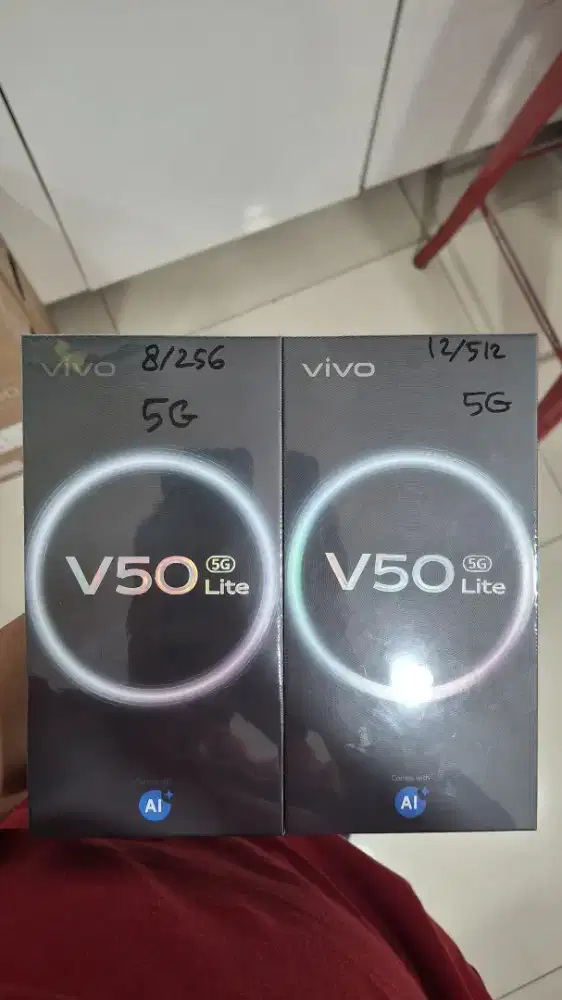NEW VIVO V50 LITE 5G 8/256GB FREE ACSESORIS ORI GARANSI RESMI
