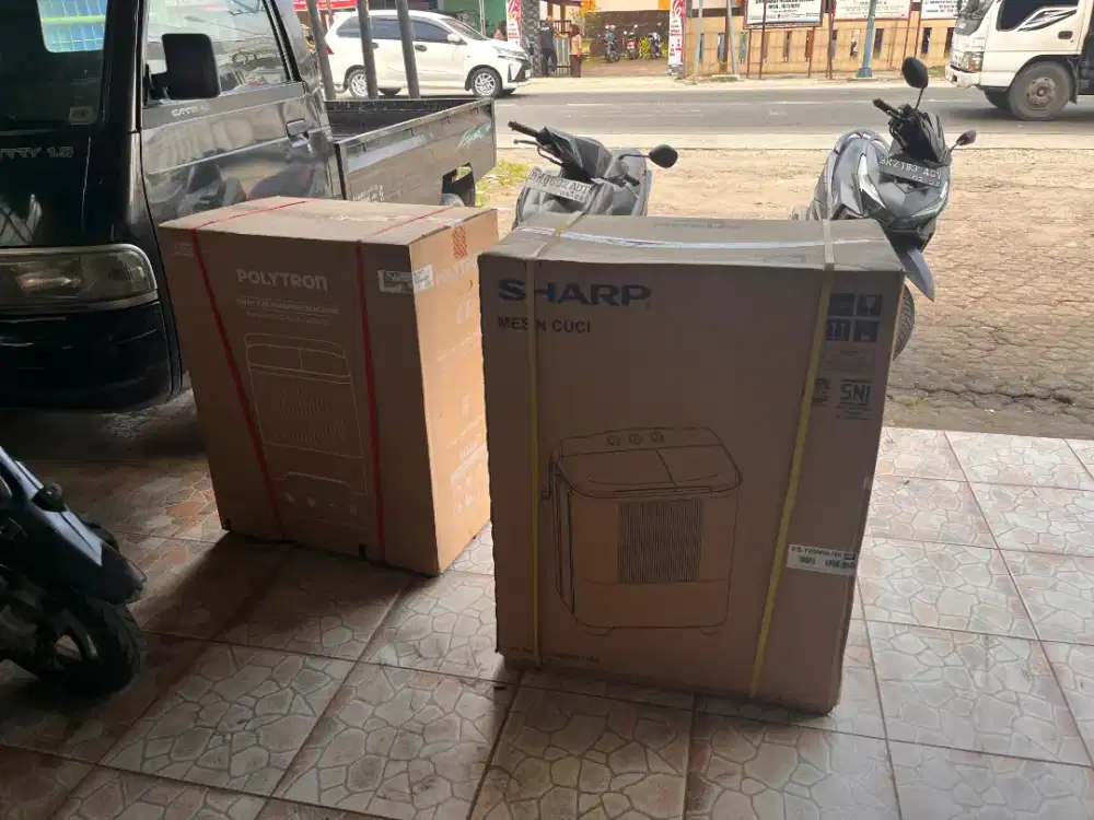 Mesin cuci Polytron 8 kg kredit