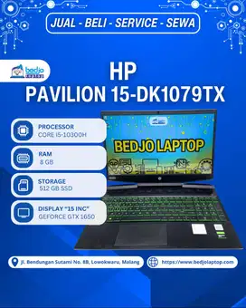 LAPTOP HP PAVILION 15-DK1079TX TERCANGGIH!