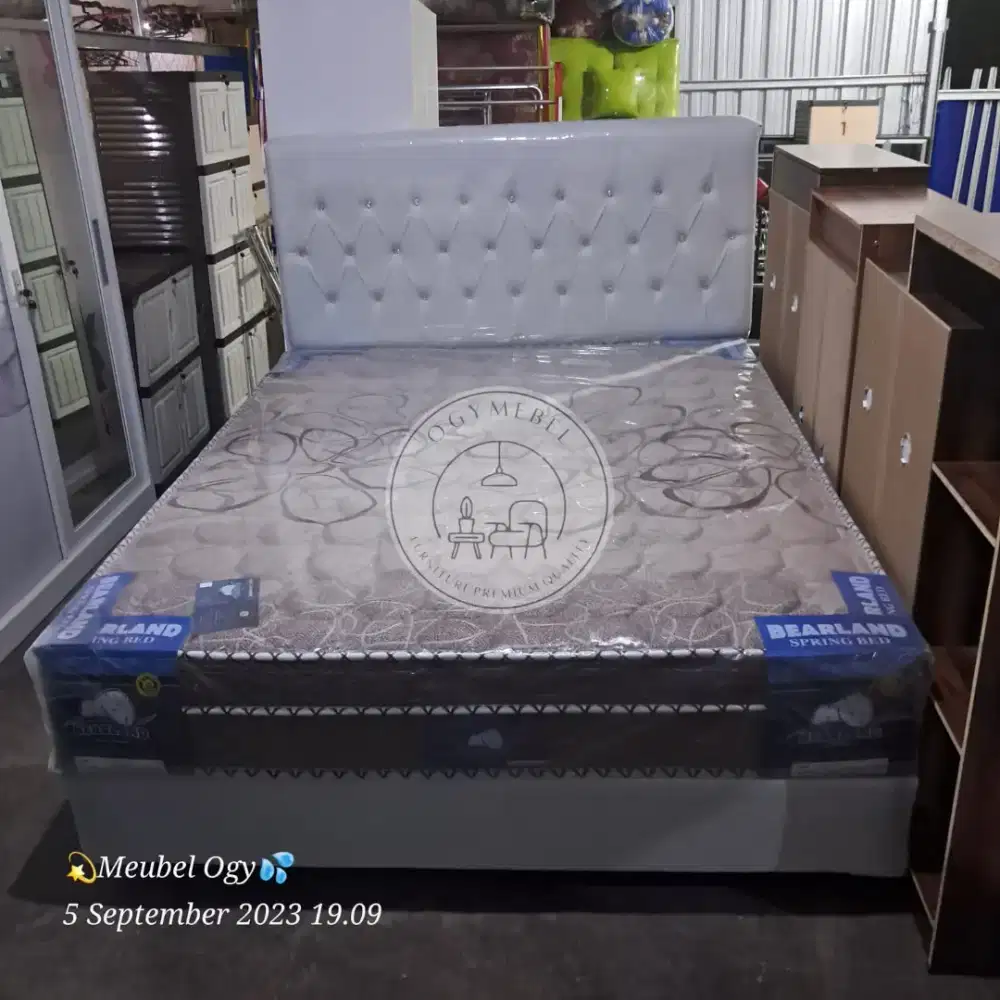 READY DIVAN SET SPRINGBED BEARLAND L3 UK 160 TERMURAH TERLARIS SALE
