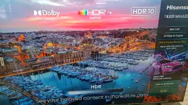 Hisense 55 Inci Led 4k Google Tv 55u6q - Hitam