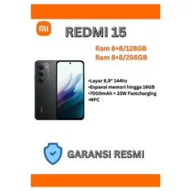 Redmi 15 8/128GB | Garansi resmi