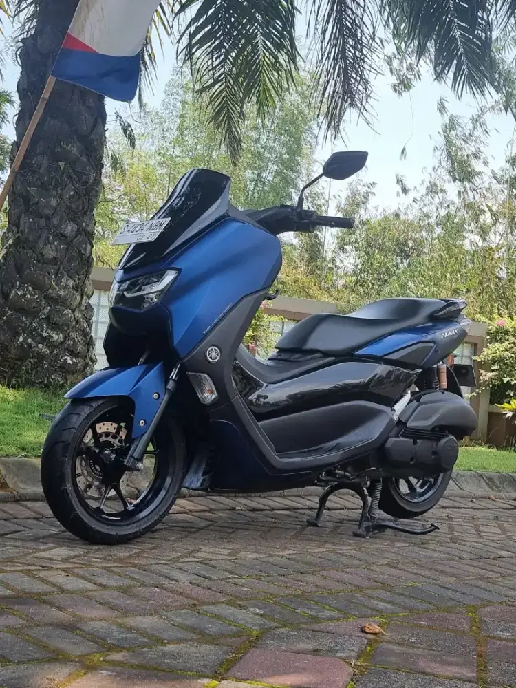 Yamaha NMax 155 Connected Smartkeyless 2022 Biru Odo 32rb Mulus