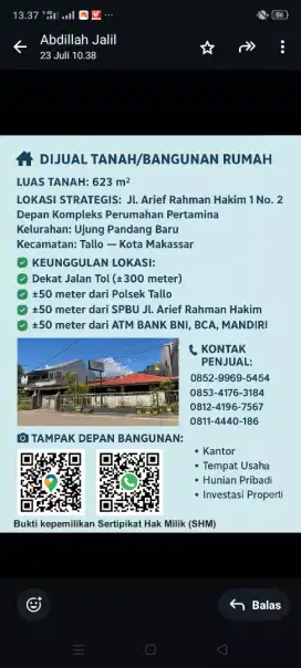 Jual Rumah, dalam kota Makassar