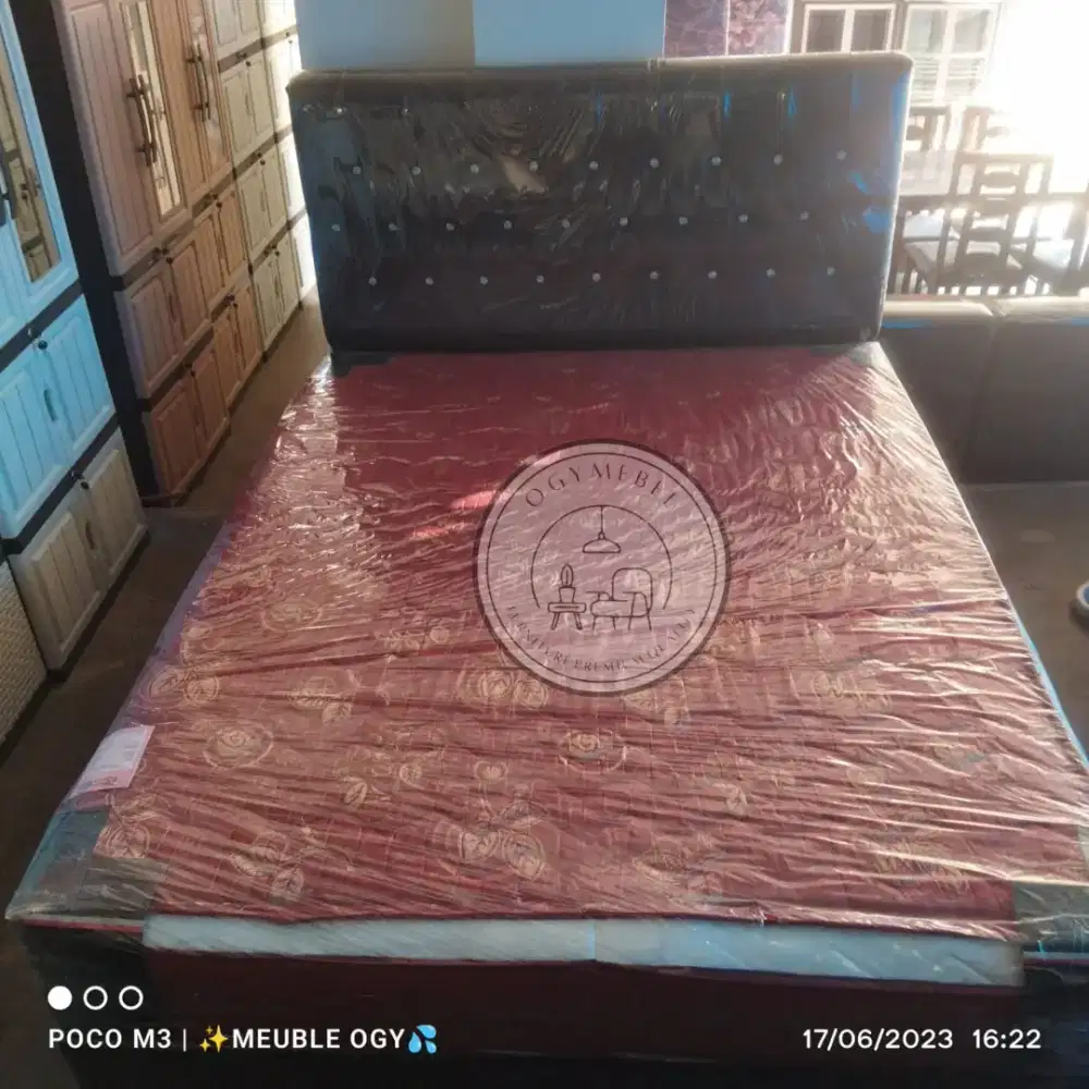 READY DIVAN SET SPRINGBED KWANTOP UK 160 TERMURAH TERLARIS SALE