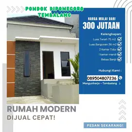HUNIAN NYAMAN PEMANDANGAN CANTIK LINGKUNGAN ASRI TEMBALANG SEMARANG