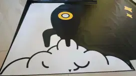 Cutting sticker dinding stiker kaca oneway vinyl & reklame neonbox