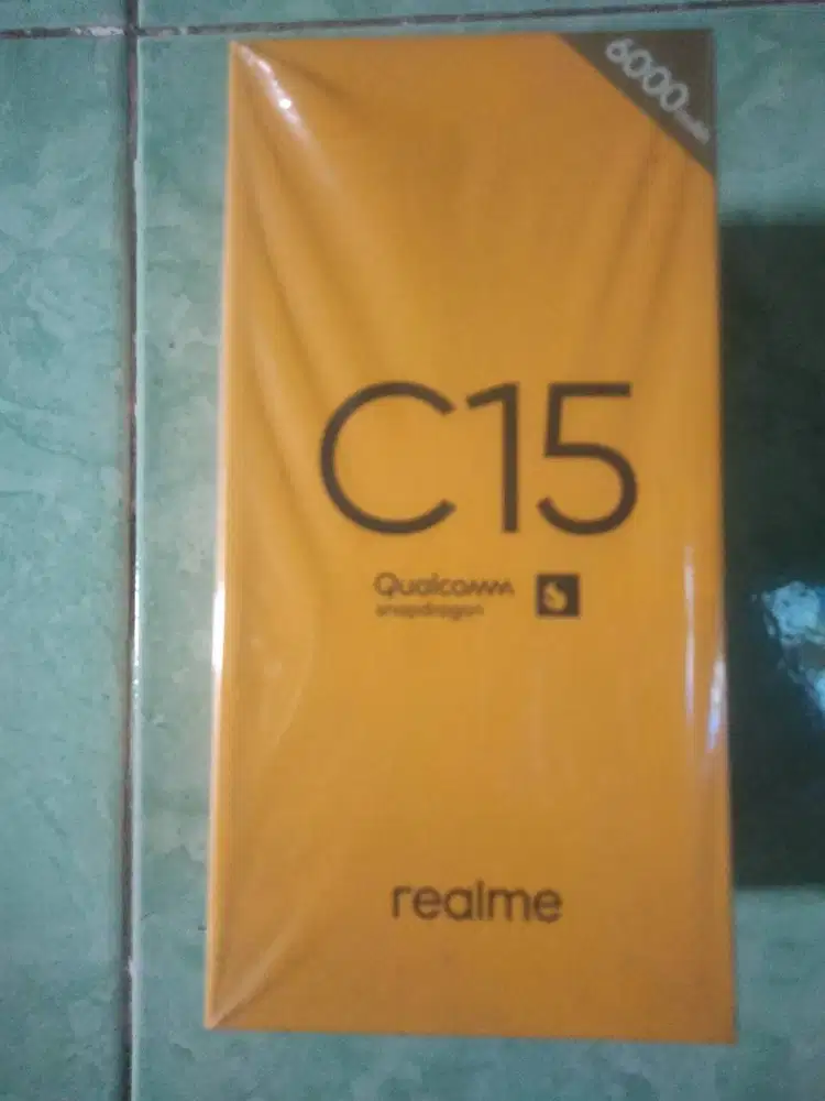 Dijual hp Realme C 15 Ram 4/64 kondisi bekas komplit lancar jaya