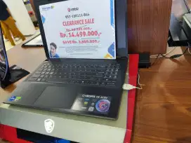 Laptop gaming MSI spek dewa kredit murah