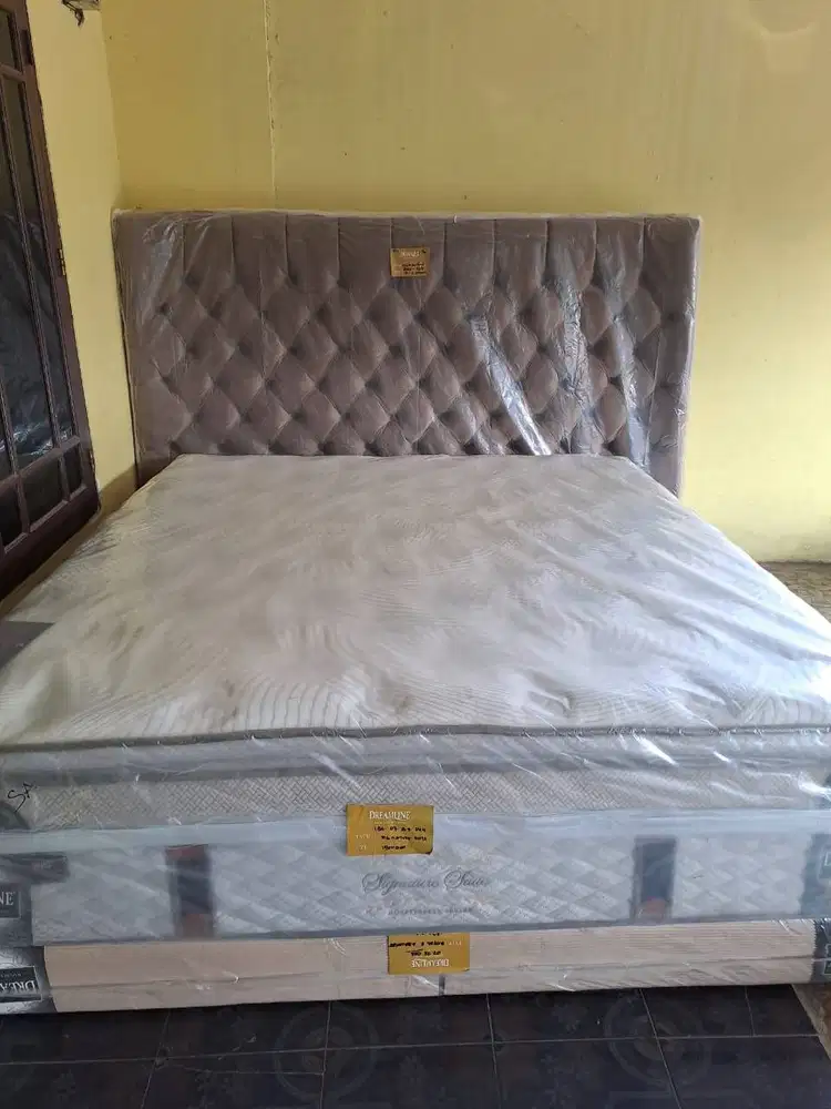 Tempat Tidur Set (Kasur & Divan) Merk Dreamline