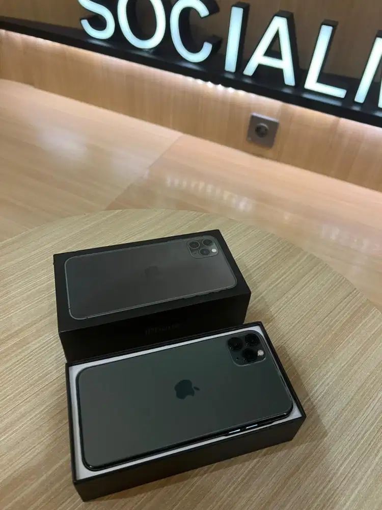 iphone 11 pro max 256gb green murni