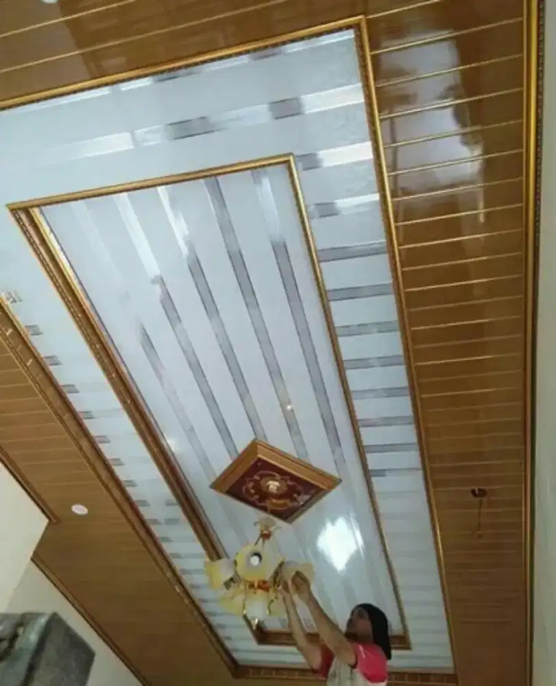 Plafon PVC terpasang