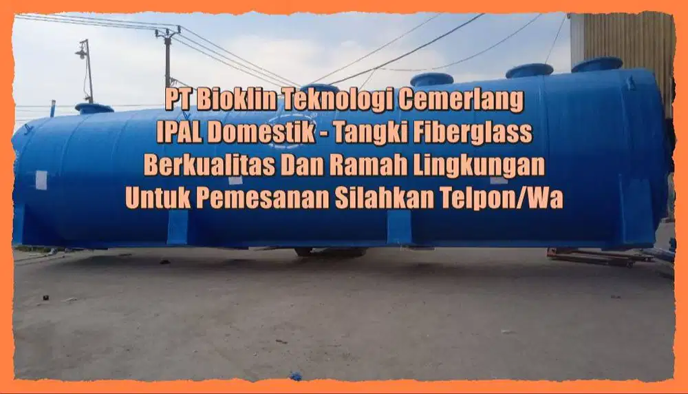 Tangki STP Biotech–IPAL Klinik–IPAL Restoran–IPAL Medis–IPAL Industri–