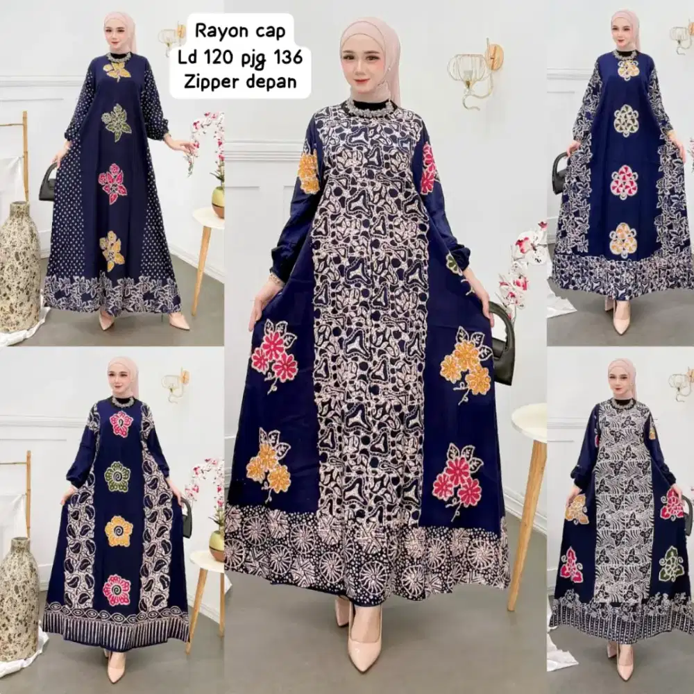 Gamis batik kekinian