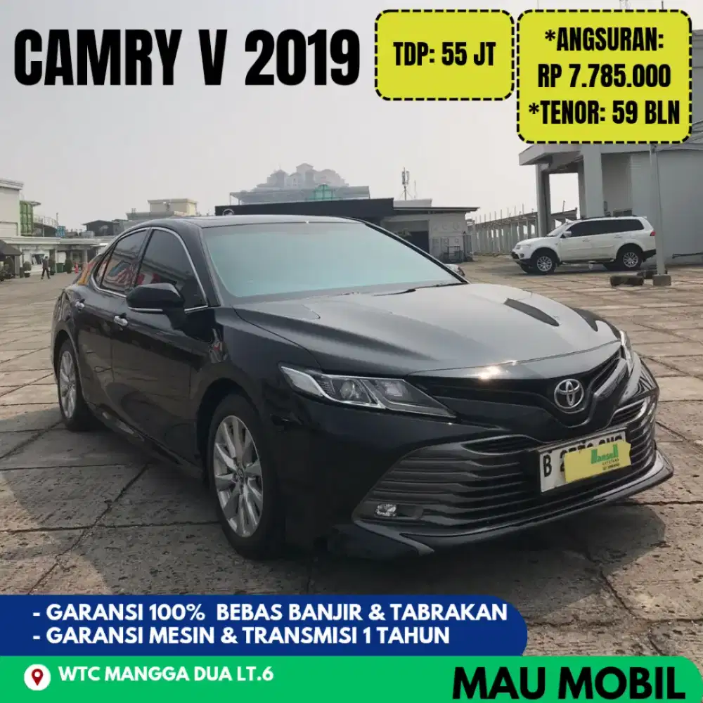 KM 40rb ANTIK, Camry V 2018/2019/2020 Hitam