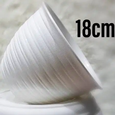 POT TAWON SUPER TAWON 18 CM PUTIH     TIDAK ADA GARANSI BARANG RUS