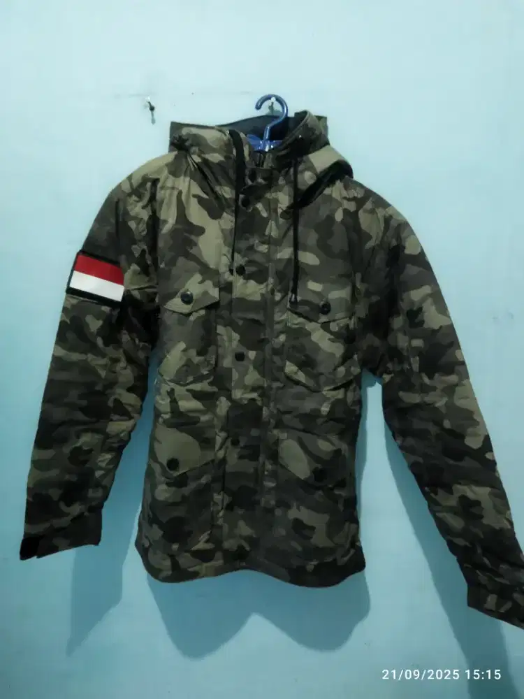 Jaket army bahan tebal