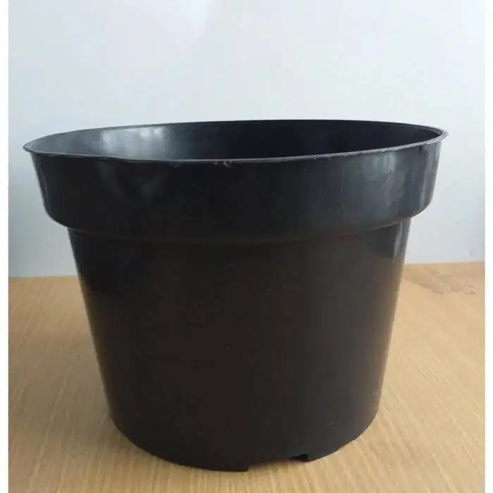 Pot Bunga Tanaman Hitam 35 POLOS/ POT BUNGA AGLONEMA MURAH