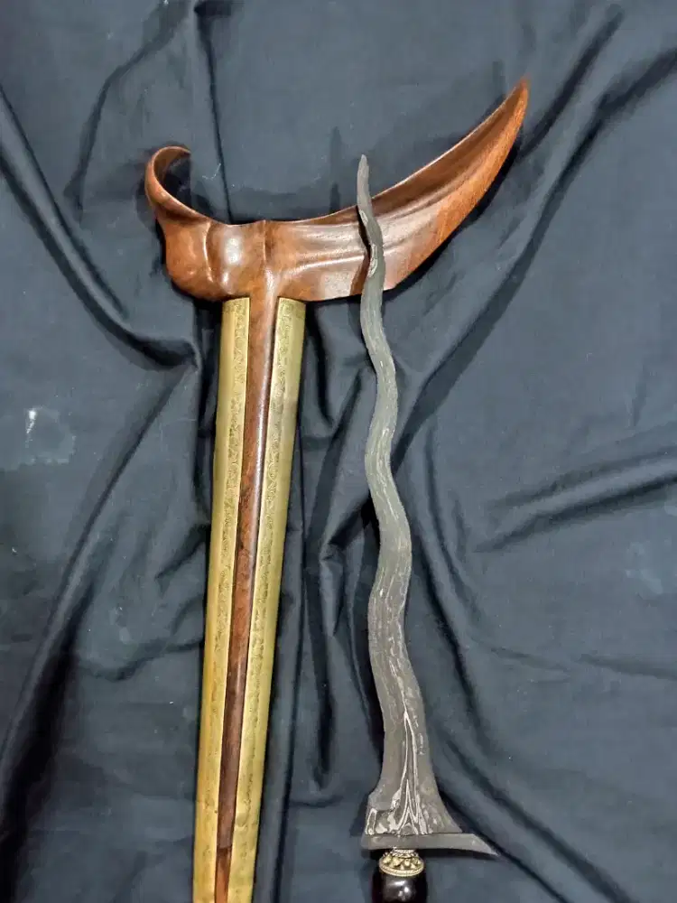 Keris Sepuh Kidang mas pamor ceprit Tangguh Majapahit sepuh