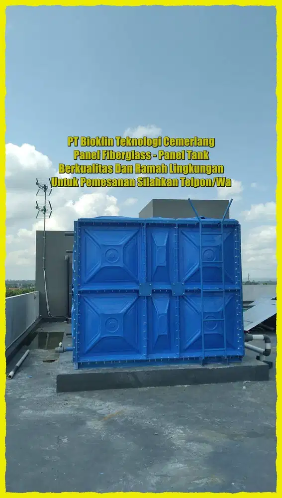 ROOF TANK - KOTAK - ROOFTANK FIBER - TANGKI AIR FIBERGLASS - TANGKI PA