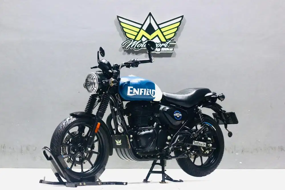 Royal Enfield Hunter350 ABS like new mesin sehat bodi mulus siap pake