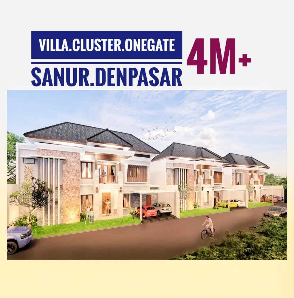 Jual Rumah Mewah Cluster Onegate Sanur Denpasar Bali
