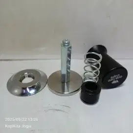 tamper kopi espresso flat base spring loaded