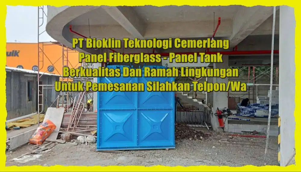 TANGKI PANEL- TANGKI PANEL FRP - TANGKI PANEL KOTAK - TANGKI PANEL FIB