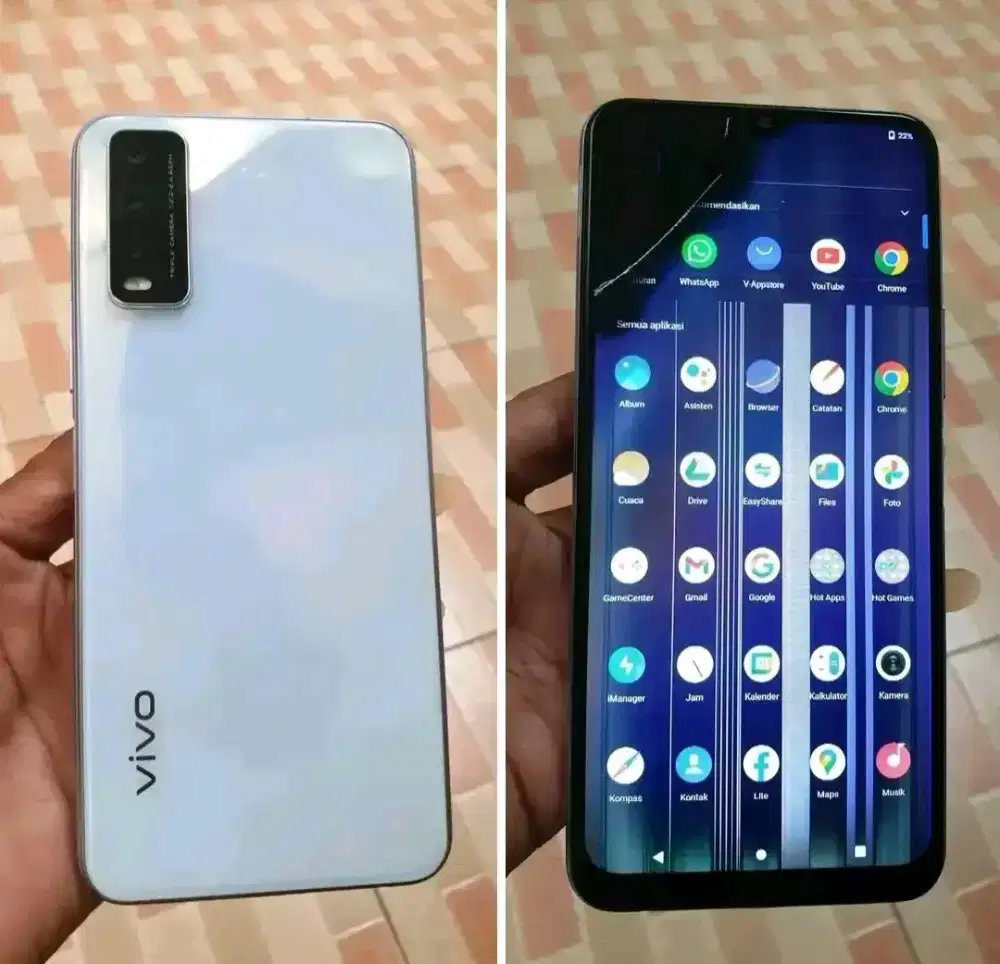 Betukar Hp rusak Lcd ram 3 up