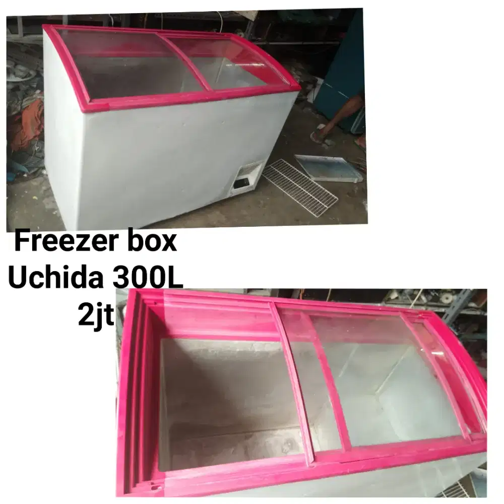 Freezer box UCHIDA 300L bekas bergaransi