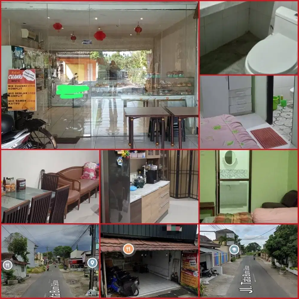 Ruko usaha  pinggir.jalan tatabumi sangat ramai