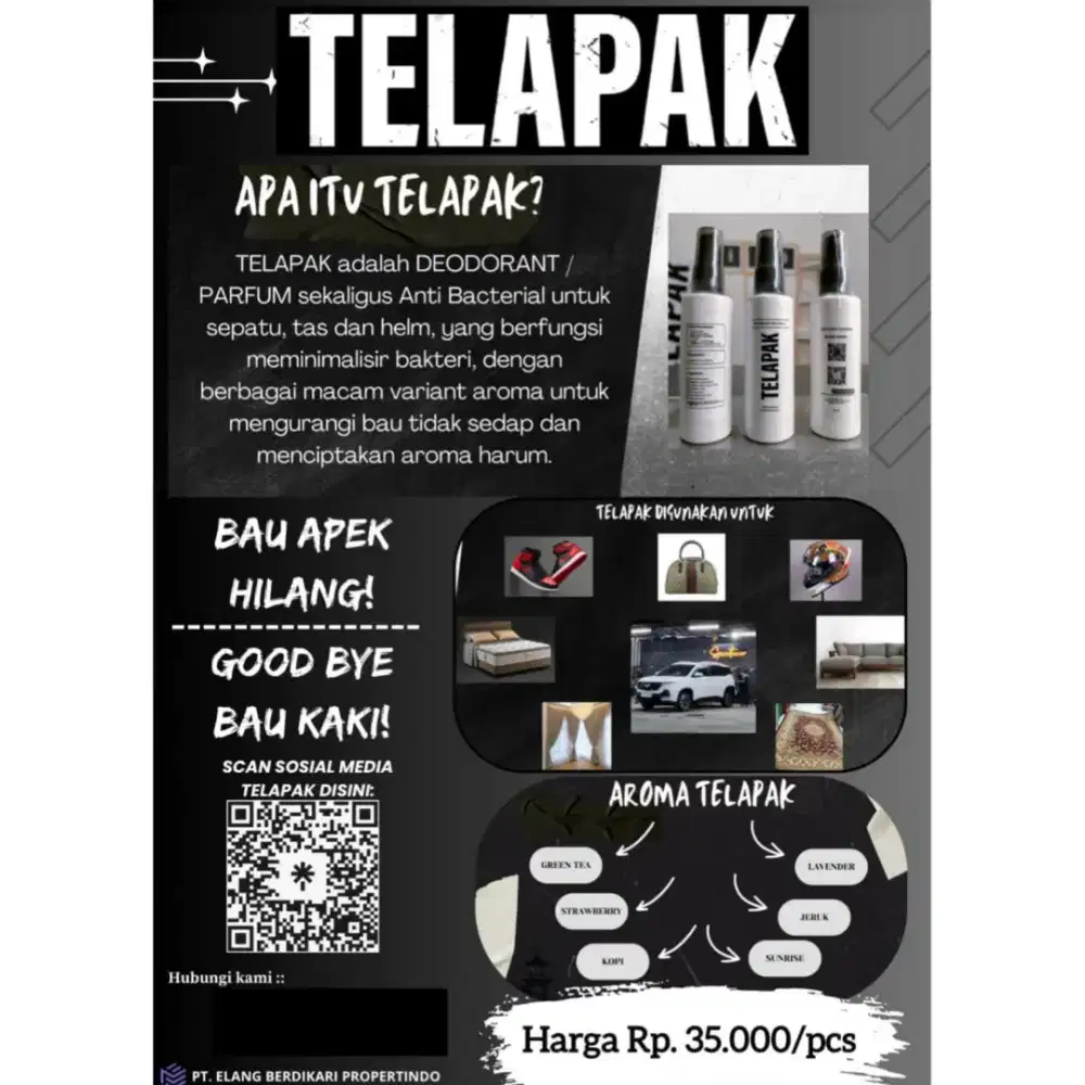 PARFUM TELAPAK ANTI BACTERIAL